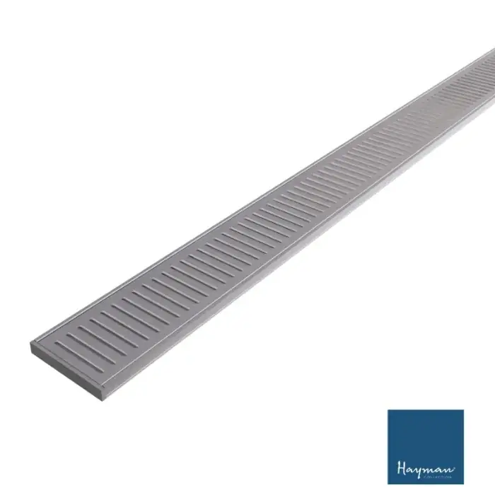 3M Grate Aluminium Drain Kit – Brushed Nickel, 35mm