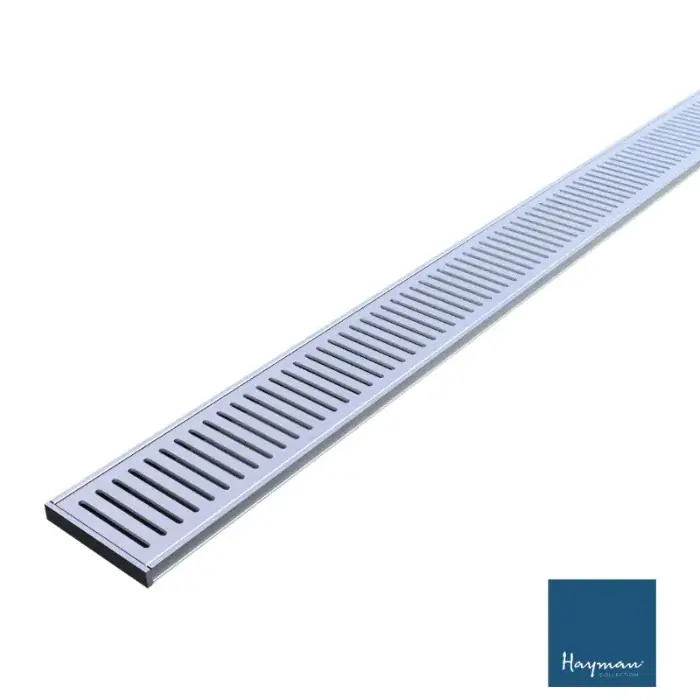 3M Grate Aluminium Drain Kit – Brushed Silver