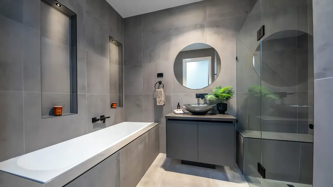 Pascoe Vale New Build: Compact Silver and Amazon Oak