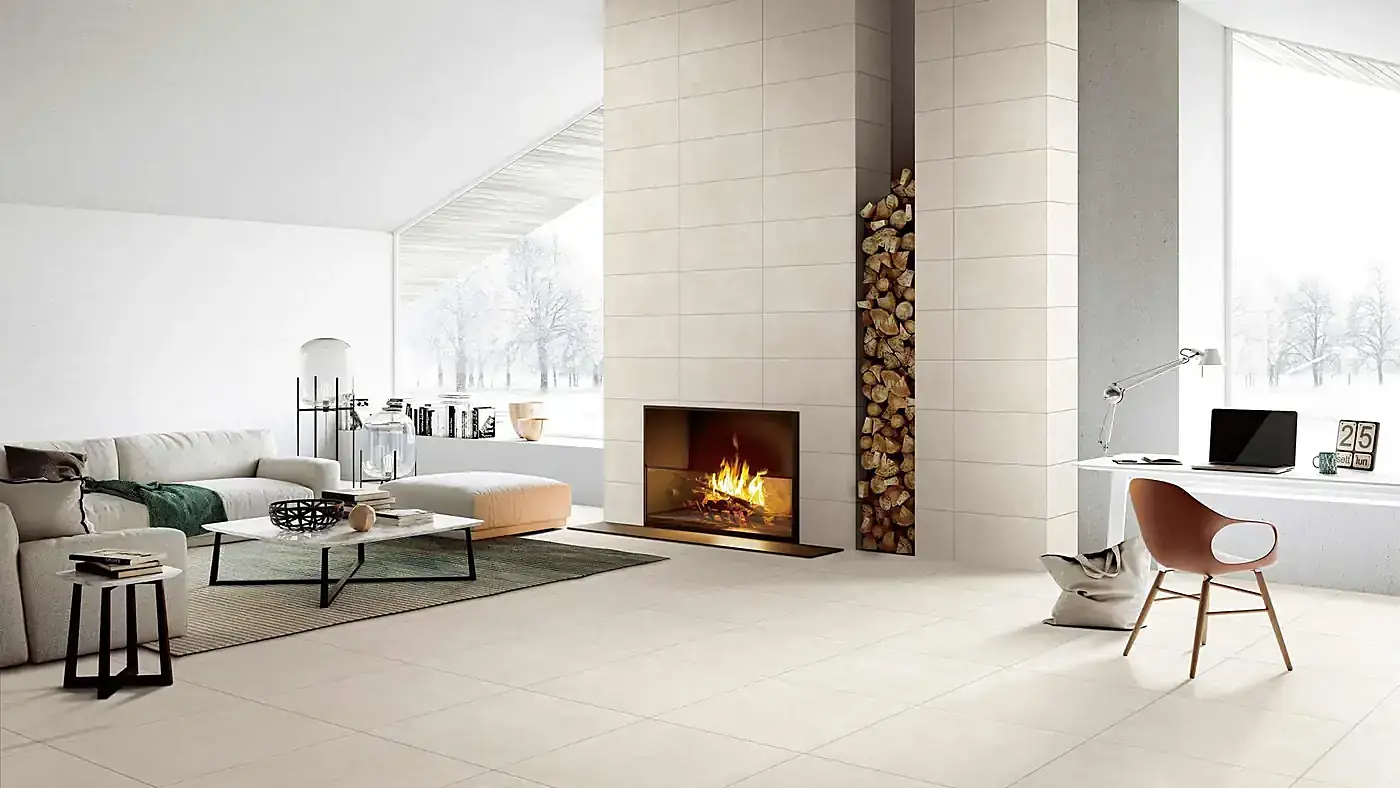 Nova concrete look porcelain tiles