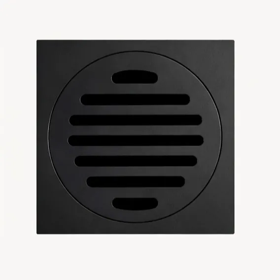 Standard Electro Plated Black 17MM Height Outlet 95MM / Aus01b