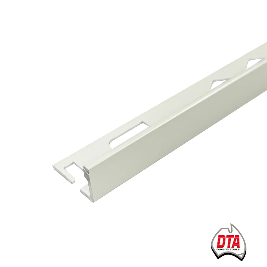 Aluminium L-Shape Angle 3m x 8mm Matt White