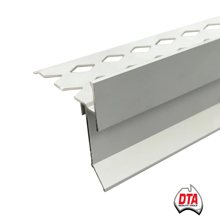 Aluminium Balcony Trim Weep Hole 3m x 10mm Matt Silver