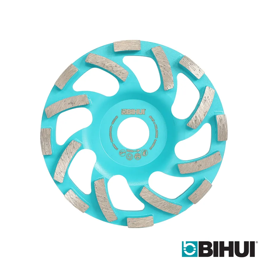 BIHUI 125mm Turbo Fan Cup Grinding Wheel