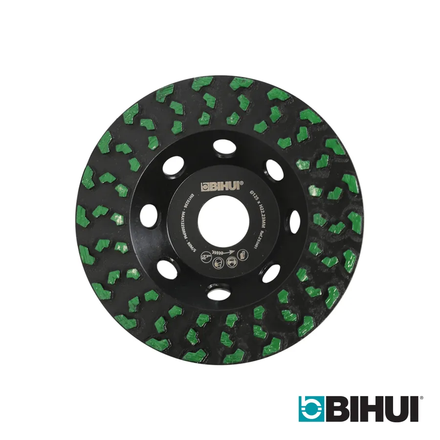 BIHUI PCD Diamond Cup Wheel 125mm - Epoxy Finish Removal
