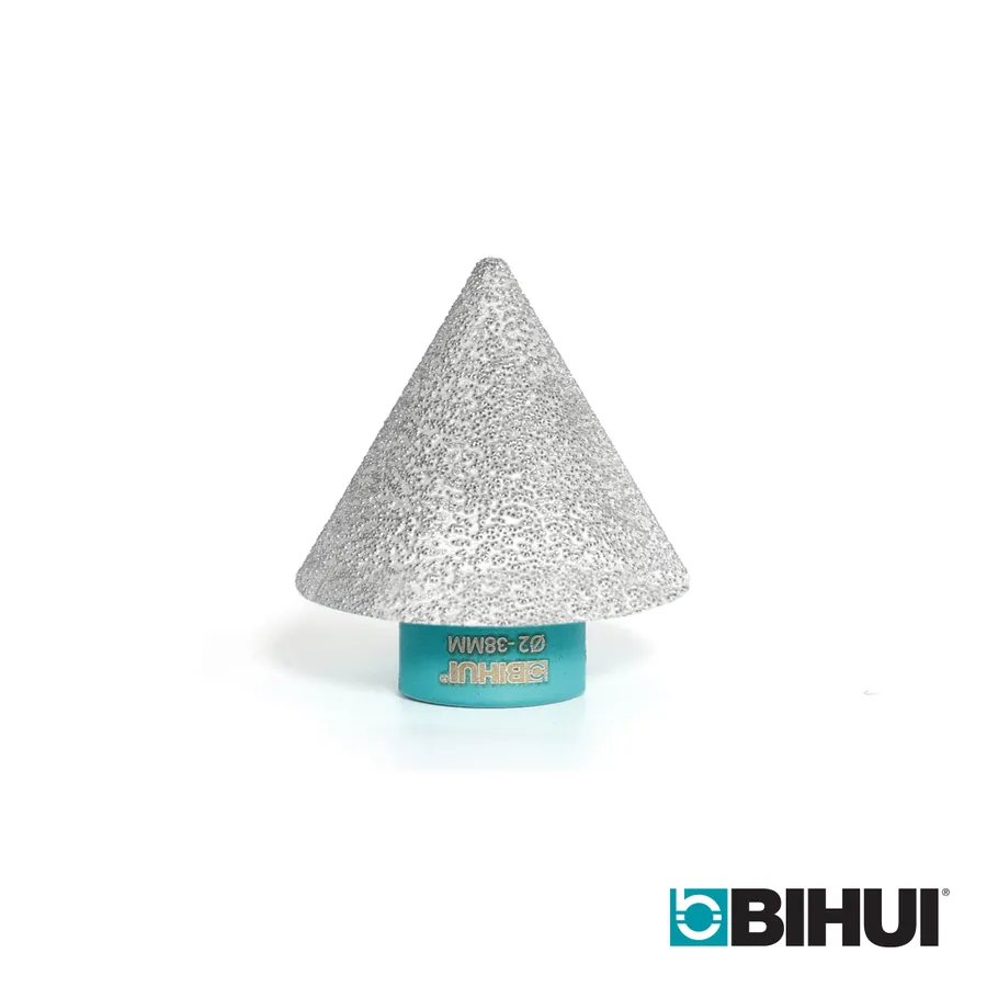 BIHUI Conical Diamond Mill Bit with M14 Thread 2-38mm