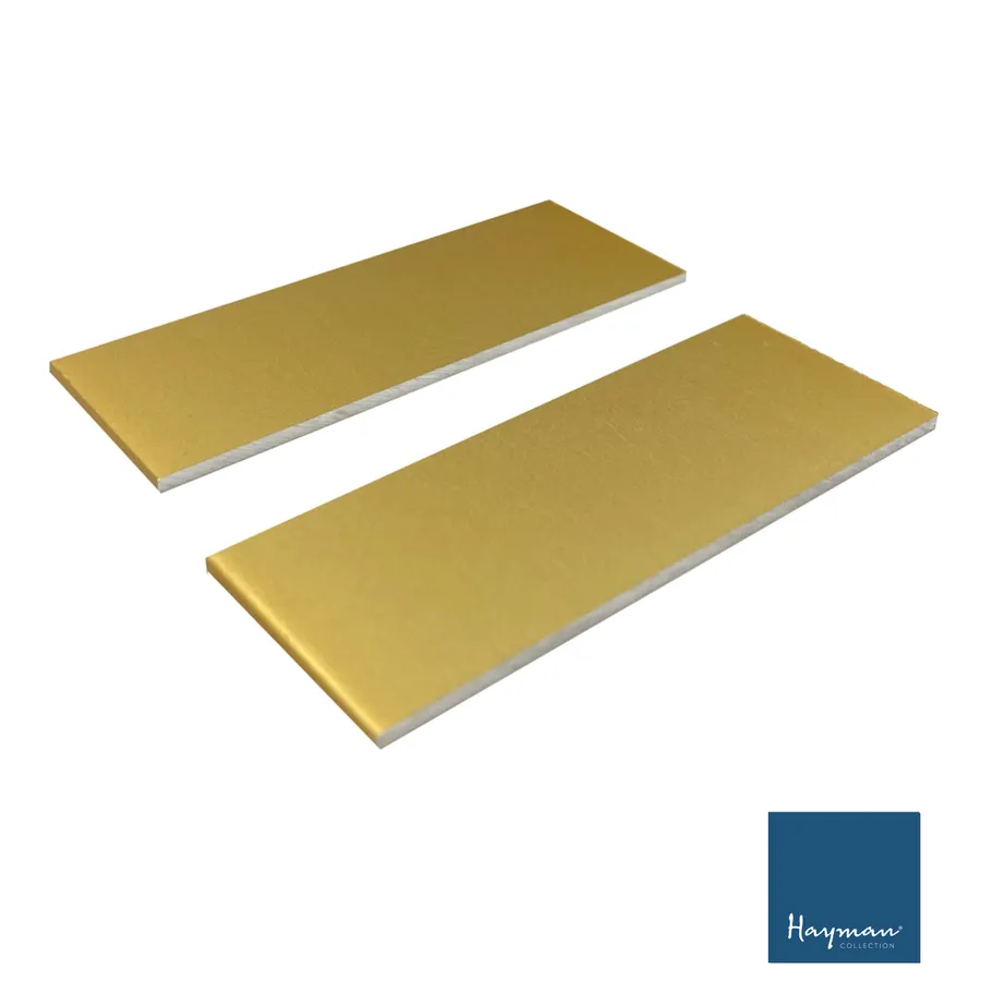 Aluminium Drain Joiner (2pc) 26mm Gold