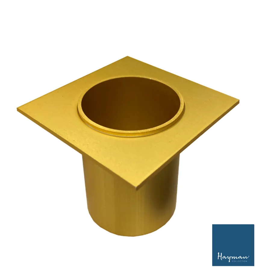 Hayman Aluminium Drain Outlet 40mm Gold