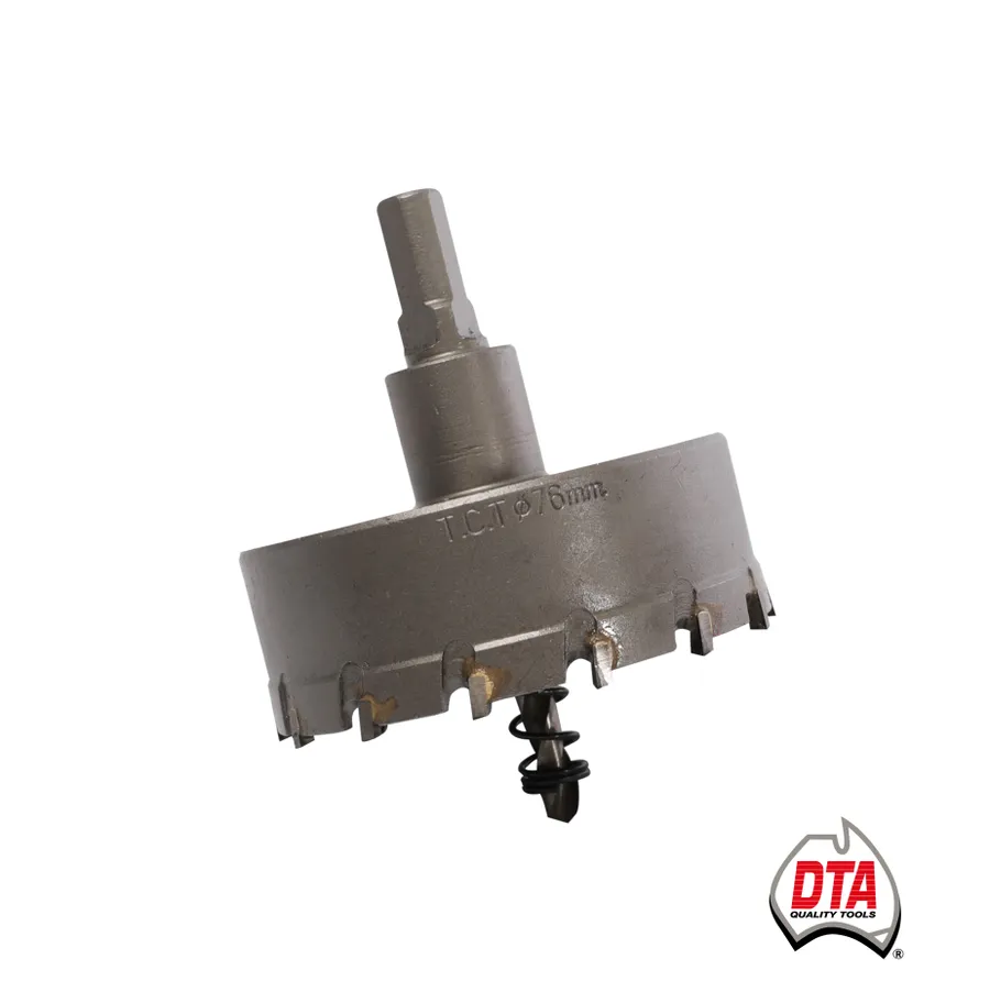 Tungsten Carbide Tipped Holesaw with Hex Wrench 72mm