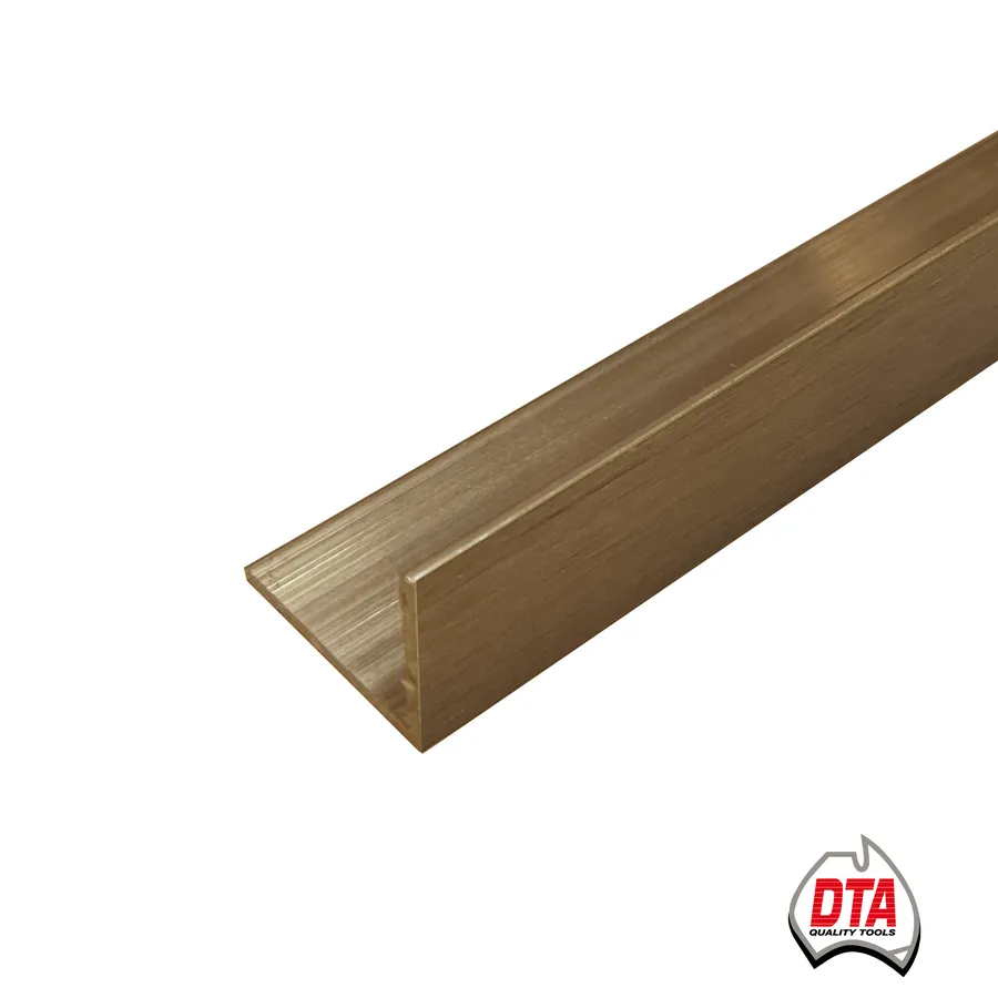 Aluminium Waterstop Angle 3m x 40mm x 40mm x 1.5mm Brushed Copper