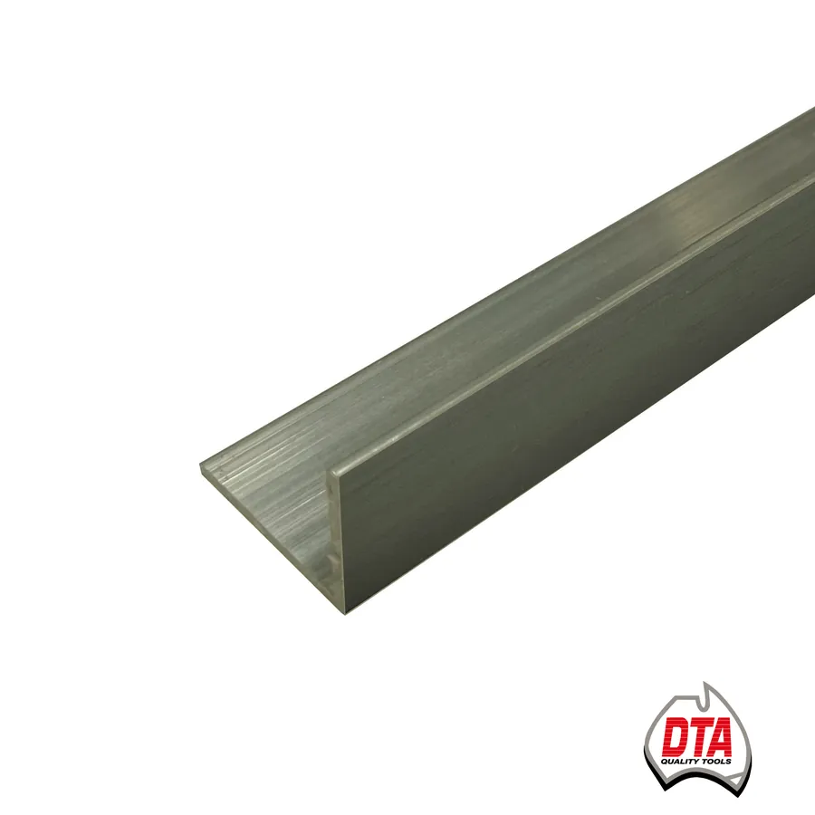 Aluminium Waterstop Angle 3m x 40mm x 40mm x 1.5mm Brushed Gunmetal