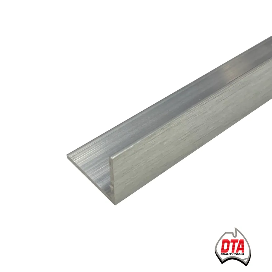 Aluminium Waterstop Angle 3m x 40mm x 40mm x 1.5mm Brushed Silver