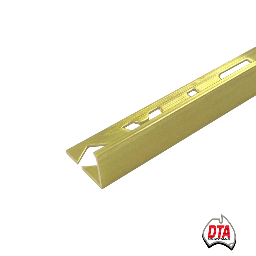 Med Brass L-Shape Angle 3m x 10mm Mill Finish