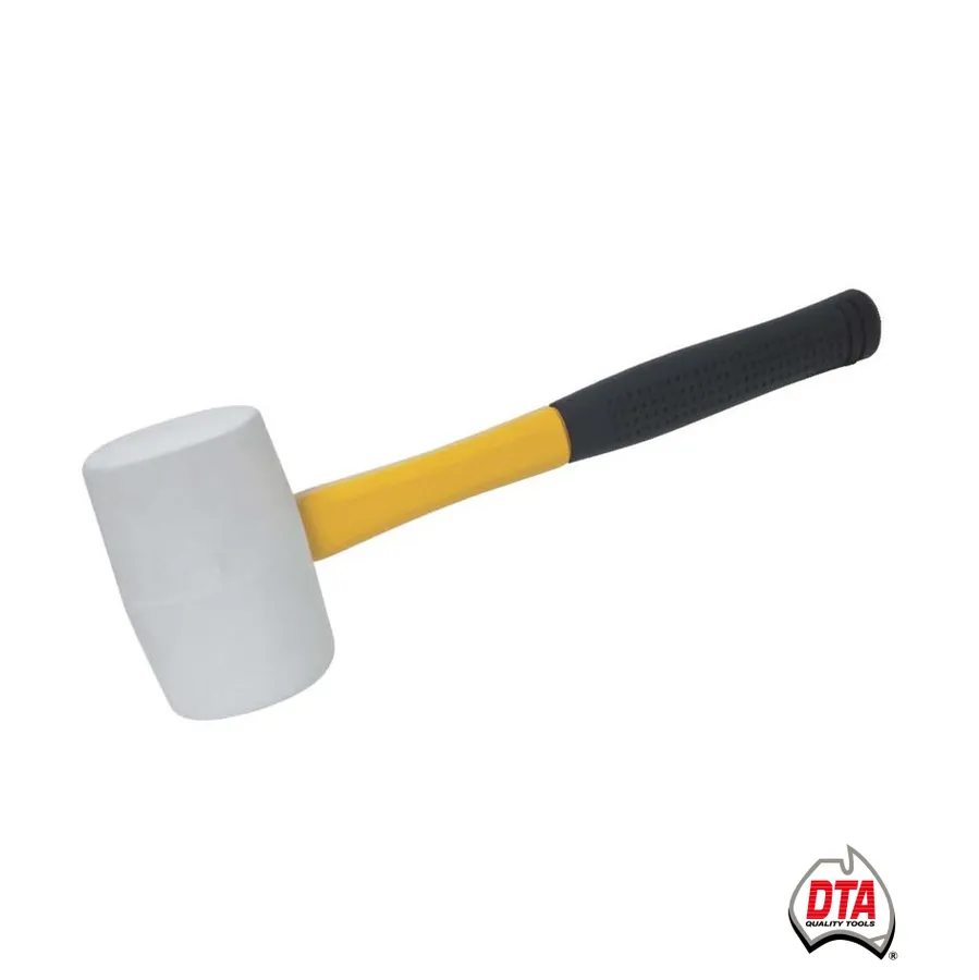 White Rubber Mallet Head Weight 610gms