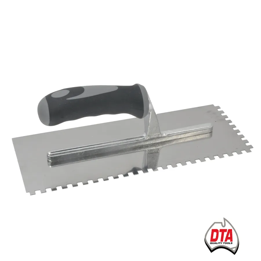 Trowel S/Steel - Adhesive 6mm with Rubber Handle