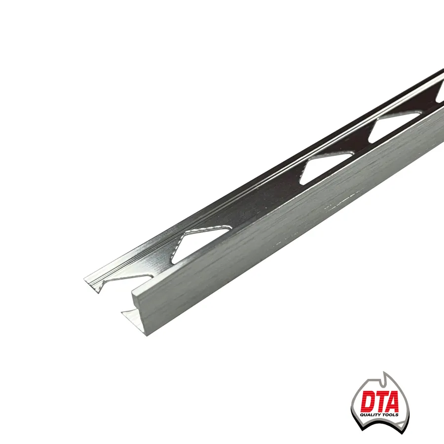 Aluminium Spectrim L-Shape Angle 3m x 10mm Brushed Silver