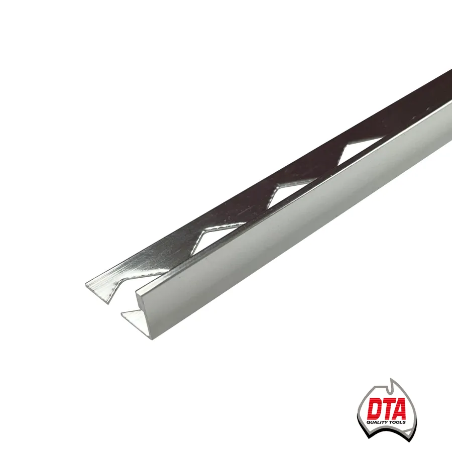 Aluminium Spectrim L-Shape Angle 3m x 8mm Bright Silver