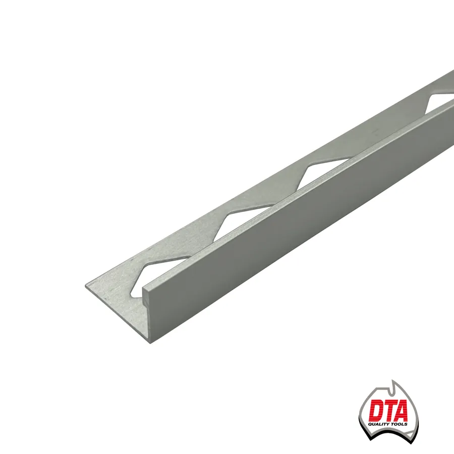 Aluminium Spectrim L-Shape Angle 3m x 10mm Matt Silver