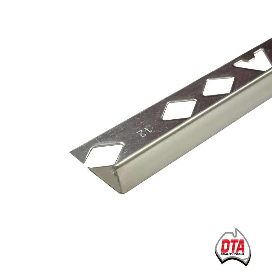 Stainless Steel G304 L-Shape Angle 3m x 22mm Plain