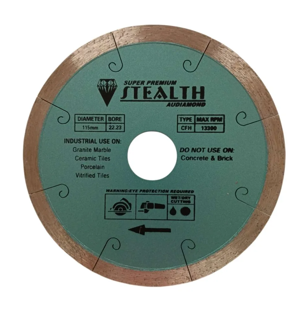 4.5"/115mm Continuous Rim Diamond Cutting Blade