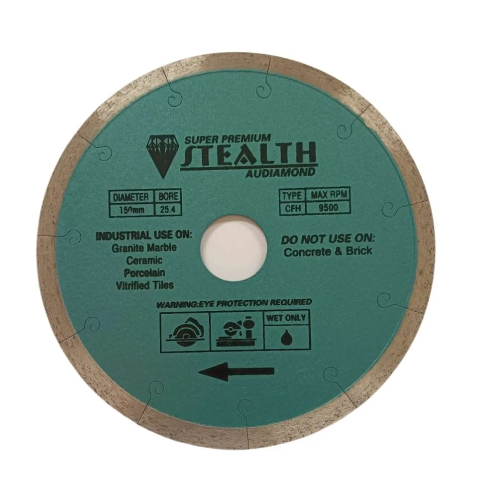 6"/153mm Continuous Rim Diamond Cutting Blade