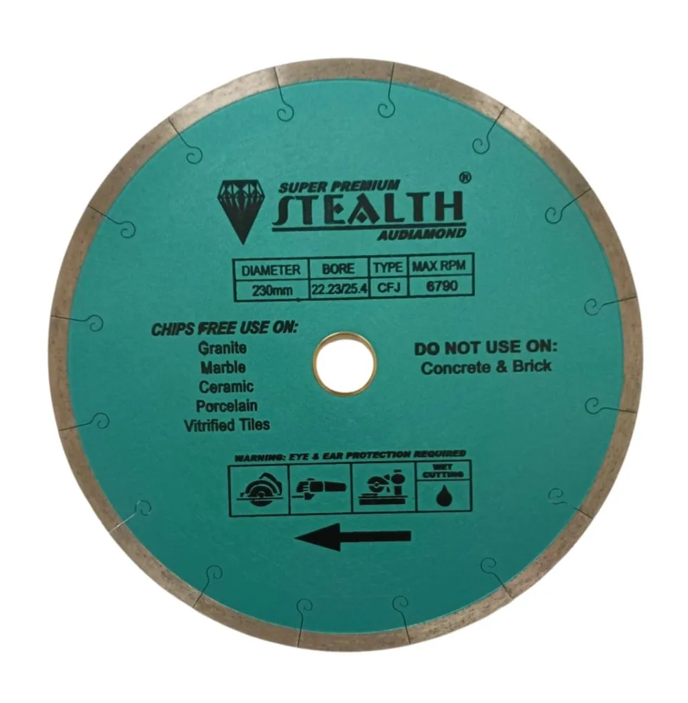 9"/230mm Continuous Rim Diamond Cutting Blade