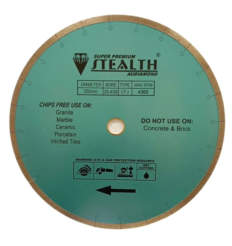 14"/355mm Continuous Rim Diamond Cutting Blade