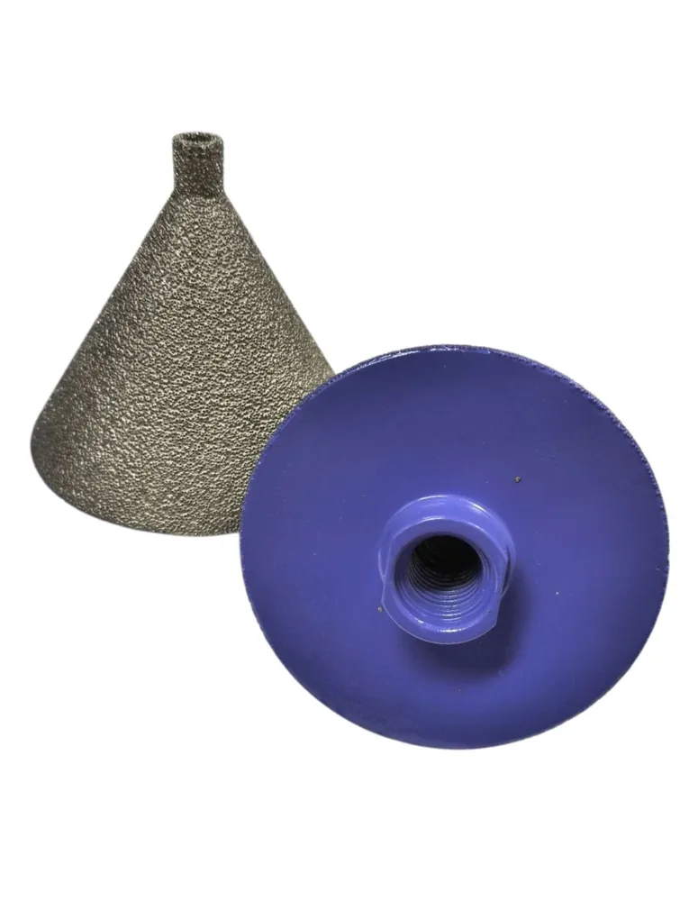 75mm Vacuum Brazed Diamond Cone Drill