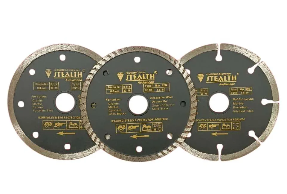 4"/105mm Continues Segmented Turbo 3 PC Set