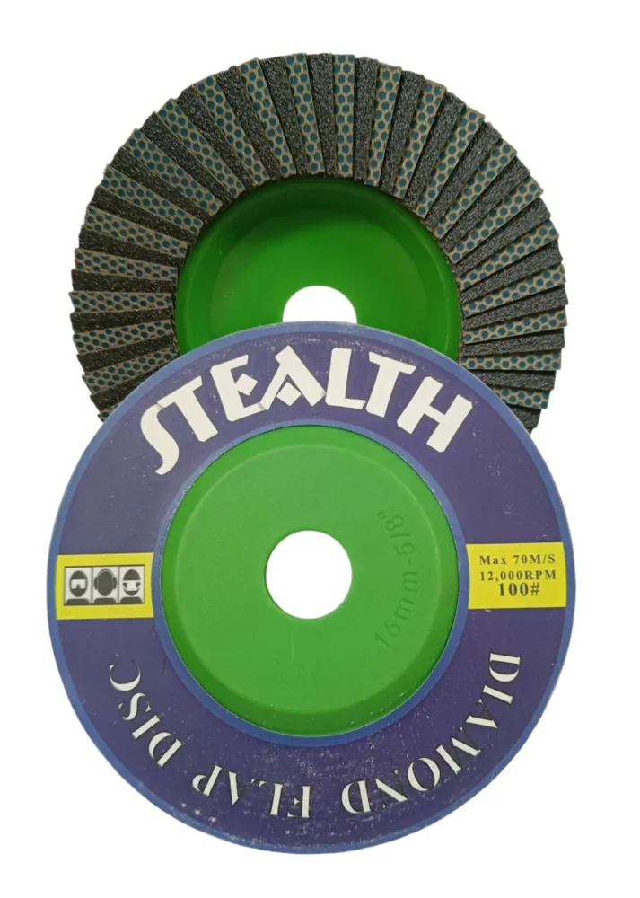 4”/100mm 100# Diamond Flap Disc