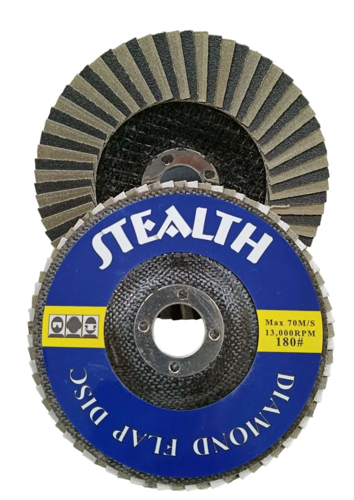 4"/100mm 180-200# Diamond Flap Disc