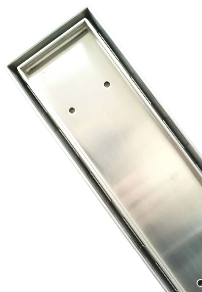 900mm Matt Black Tile Insert Stainless Steel Floor Drain
