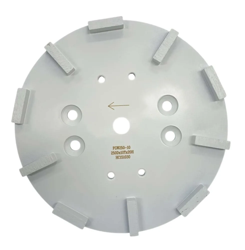 10"/254mm 10Segs Diamond Floor Grinding Wheel