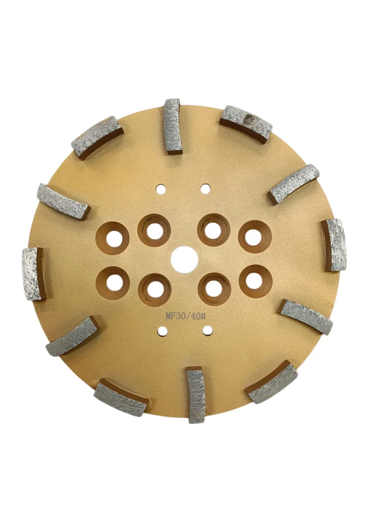 10"/254mm 12Segs Diamond Floor Grinding Wheel