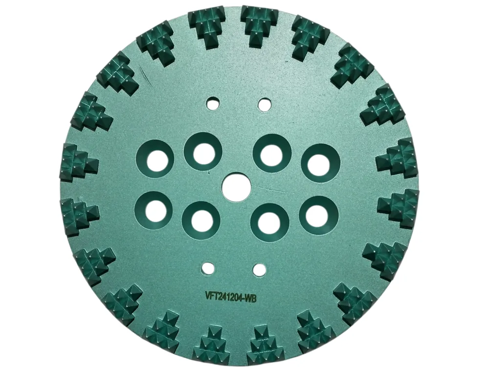 10"/254mm Dot Matrix Diamond Floor Grinding Wheel