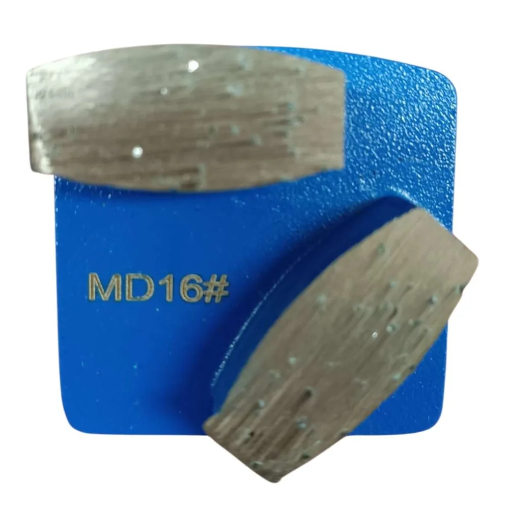 16# GBLK-HUS Mid Bnd Blu-2 Fast Set Grinding Block