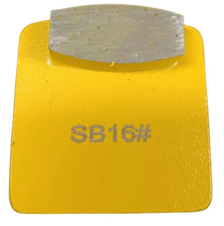 16# GBLK-HUS Sft Bnd Ylw-1 Fast Set Grinding Block