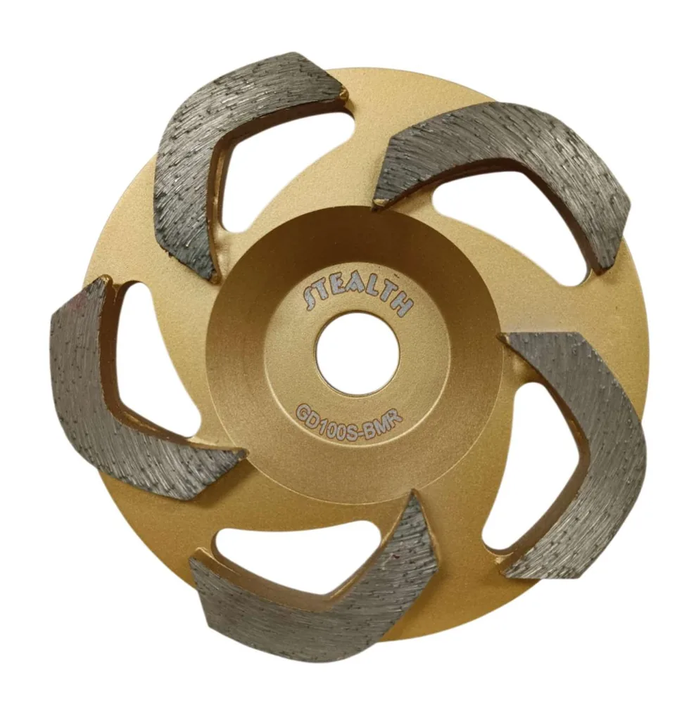 4"/100mm BMR Shape Diamond Grinding Disc