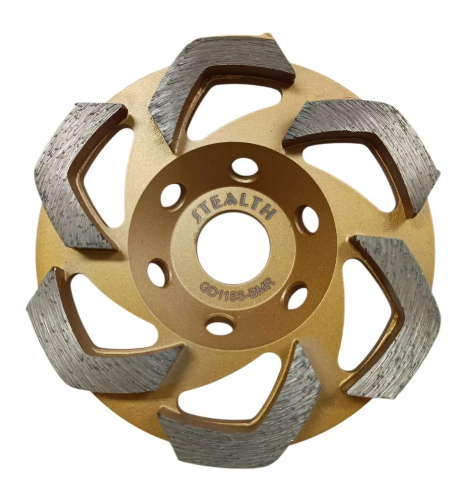 4-1/2"/115mm BMR Shape Diamond Grinding Disc