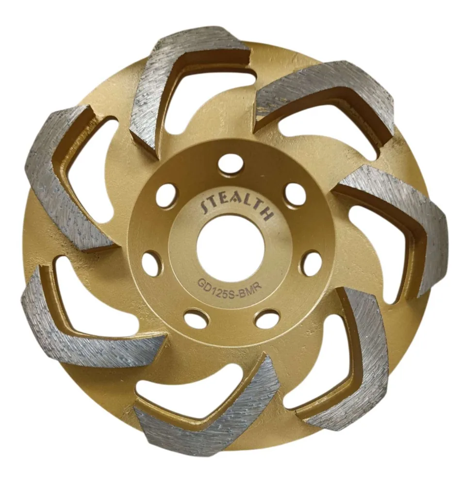 5"/125mm BMR Shape Diamond Grinding Disc