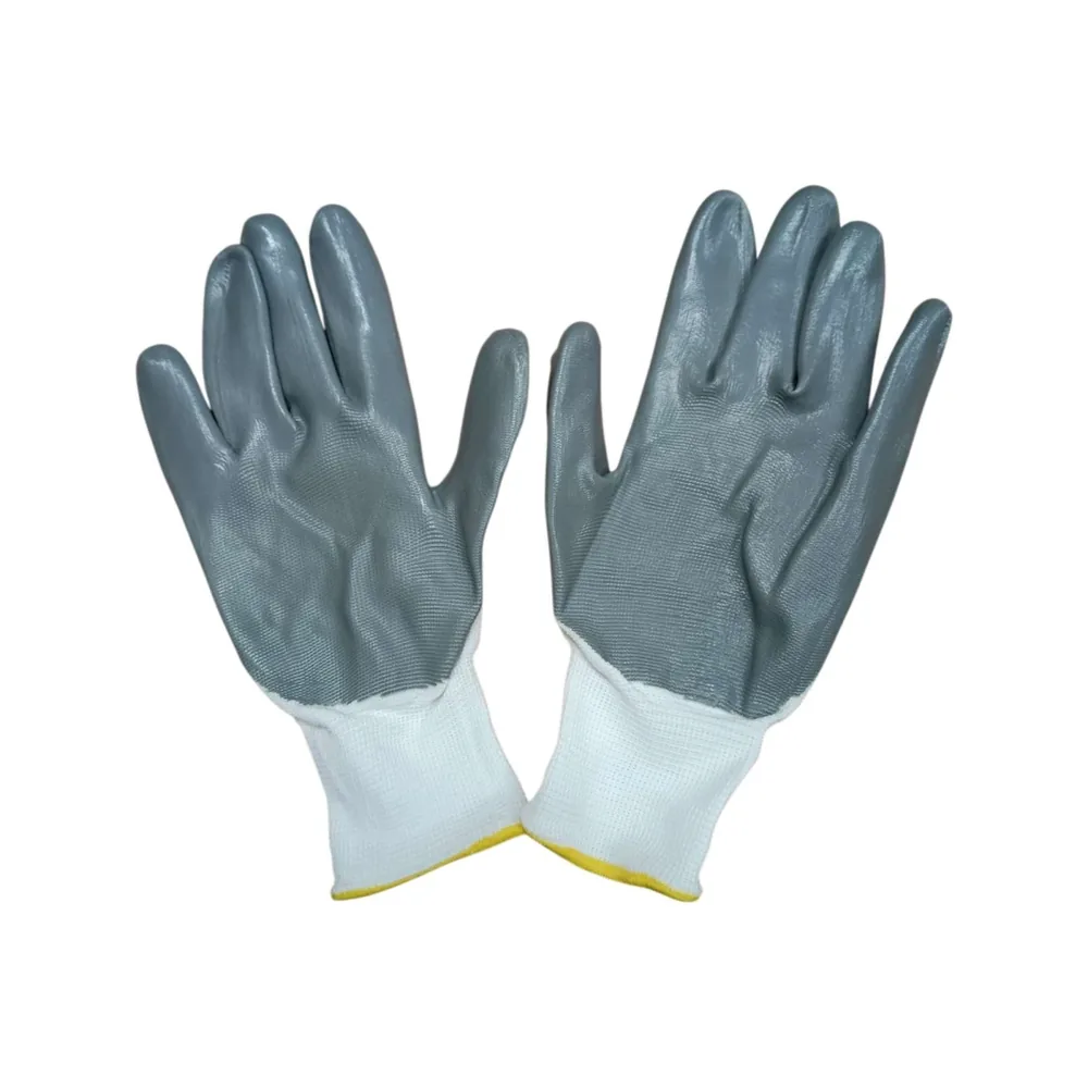 Mechanic's Gloves Grey and White