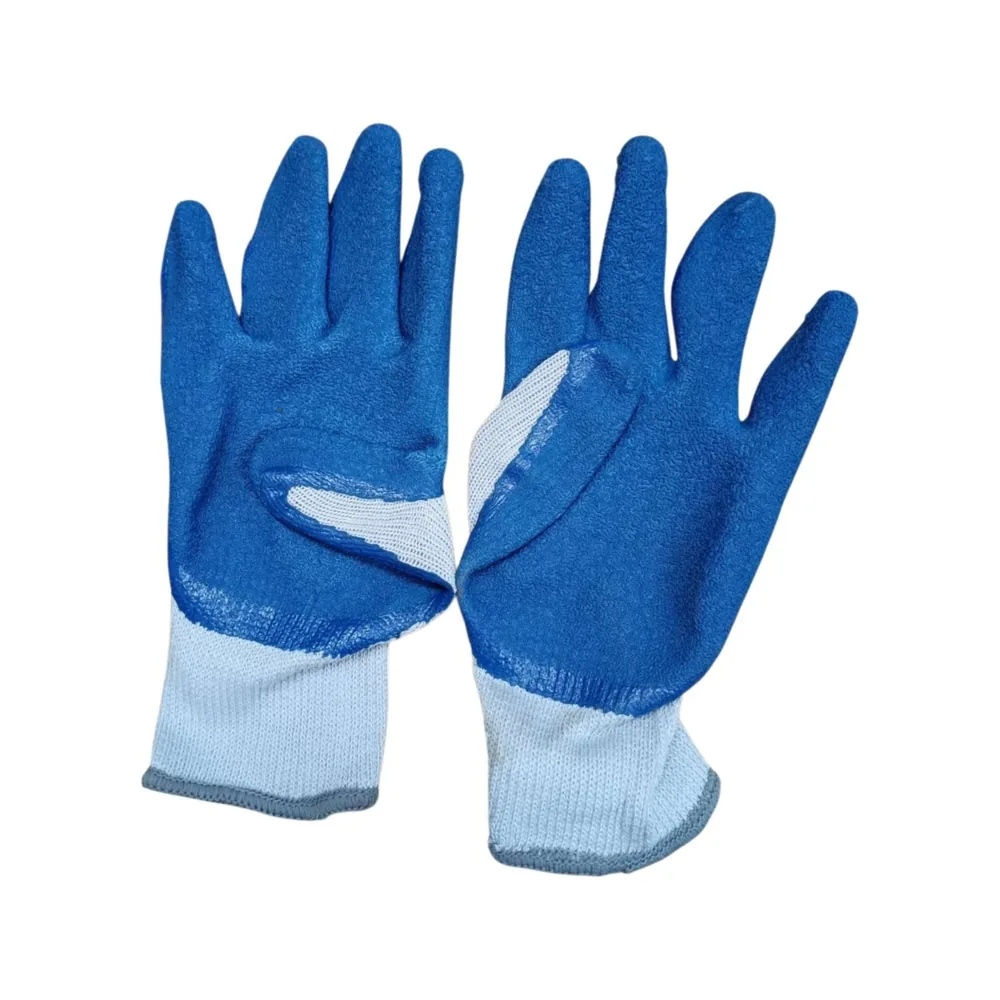 Latex Concreting Gloves Blue
