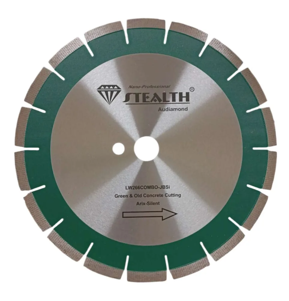 10-1/2"/267mm Pro Laser Welded Combo Diamond Cutting Blade