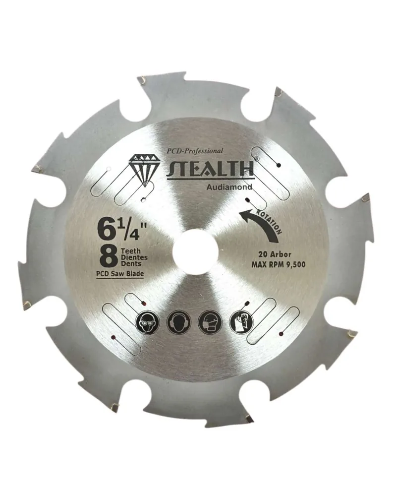 6-1/4"/160mm Polycrystal Diamond Cutting Blade