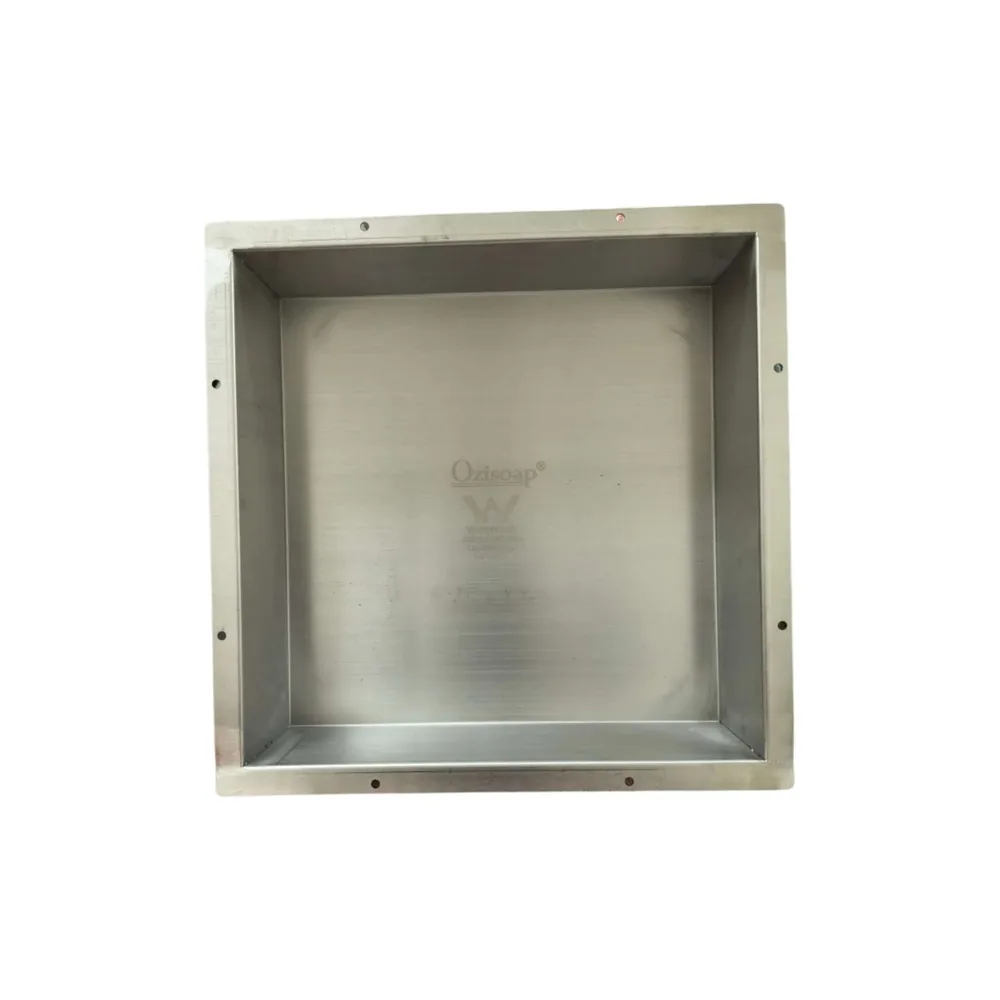 305x305mm Stainless Steel Recessed Niche