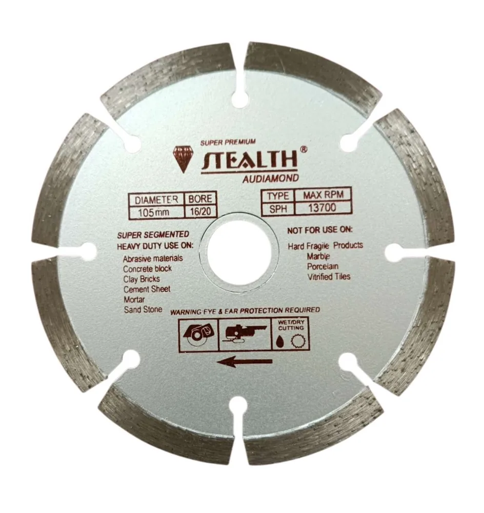4"/105mm Segmented Diamond Cutting Blade