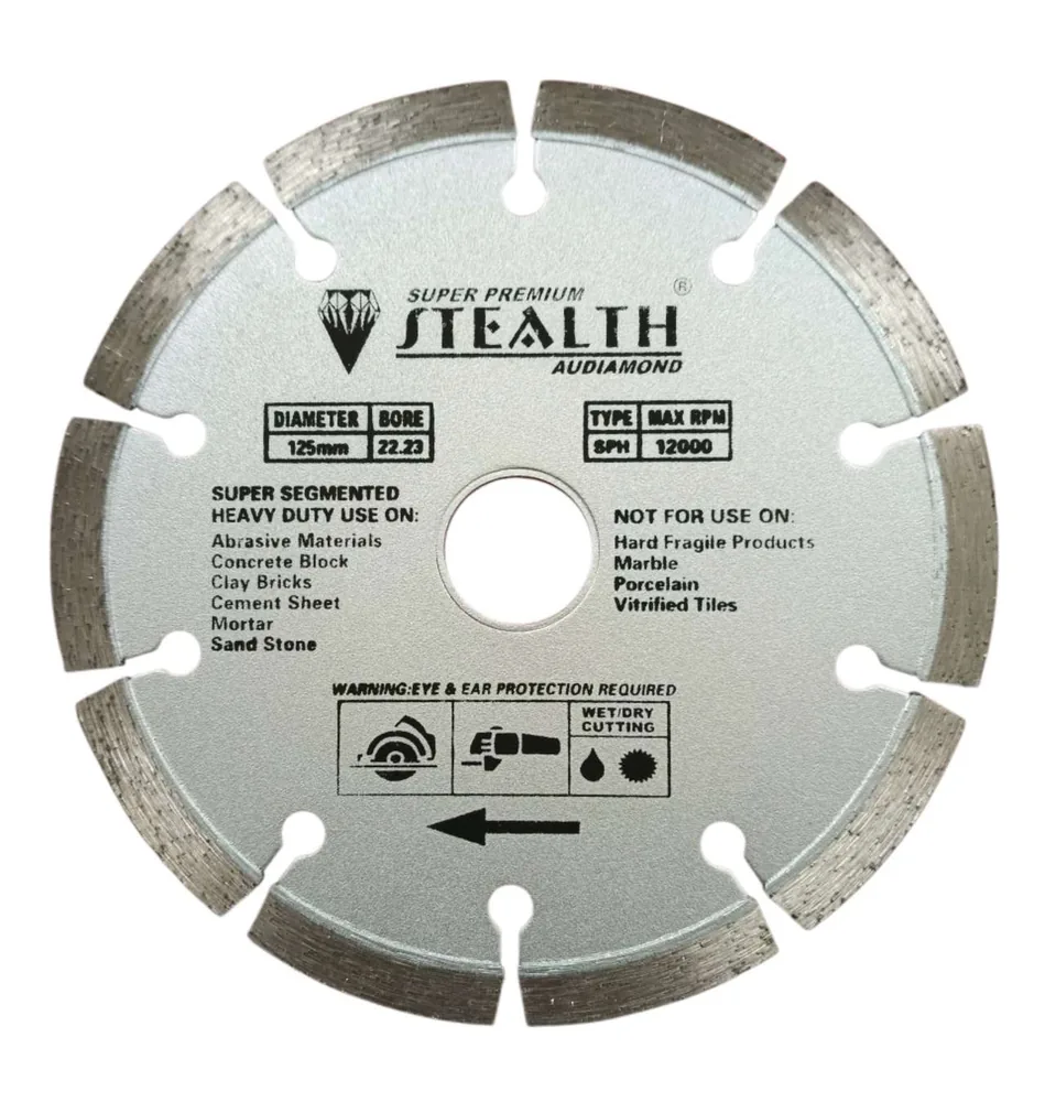 5"/125mm Segmented Diamond Cutting Blade