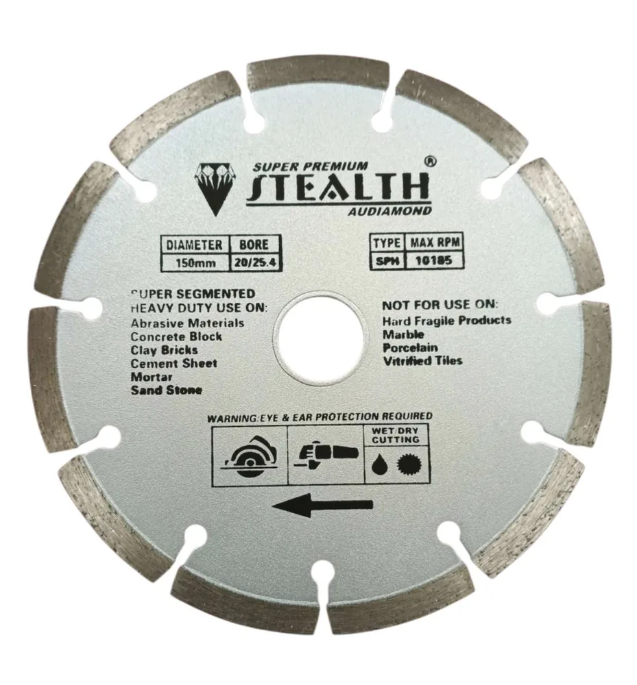 6"/150mm Segmented Diamond Cutting Blade