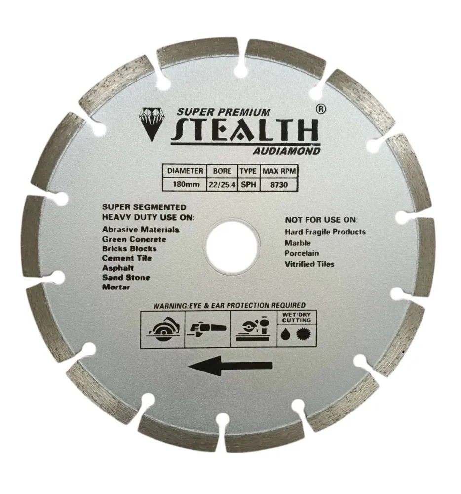7"/178mm Segmented Diamond Cutting Blade