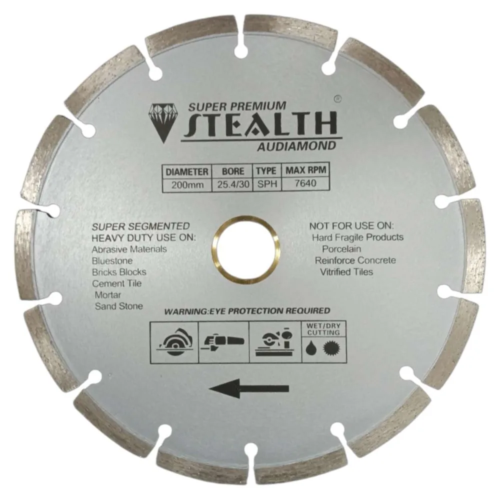 8"/204mm Segmented Diamond Cutting Blade